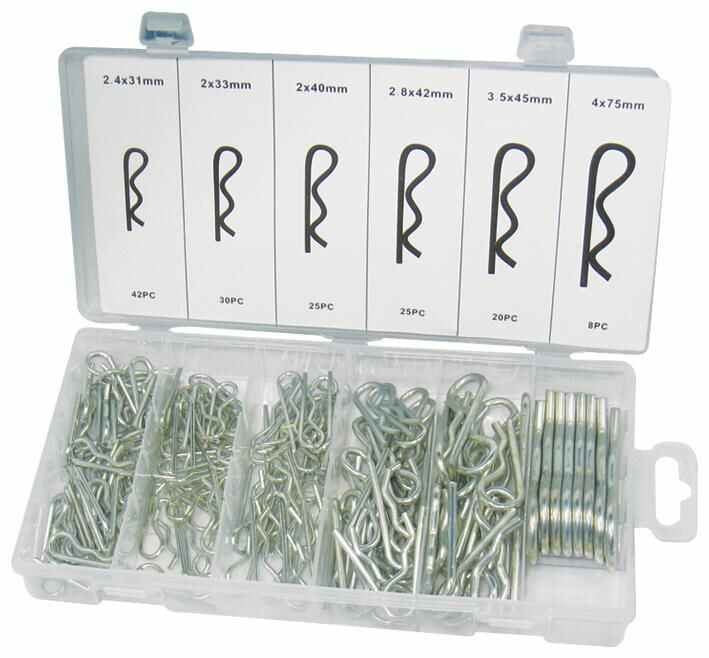 DURATOOL - R Clips Assortment Pack Metric, 150 Piece