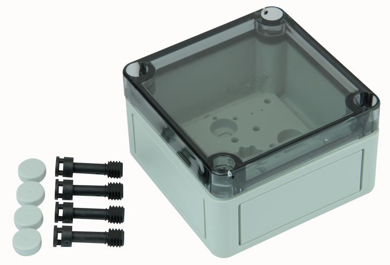 IP66 Polystyrene Enclosure with Transparent Lid