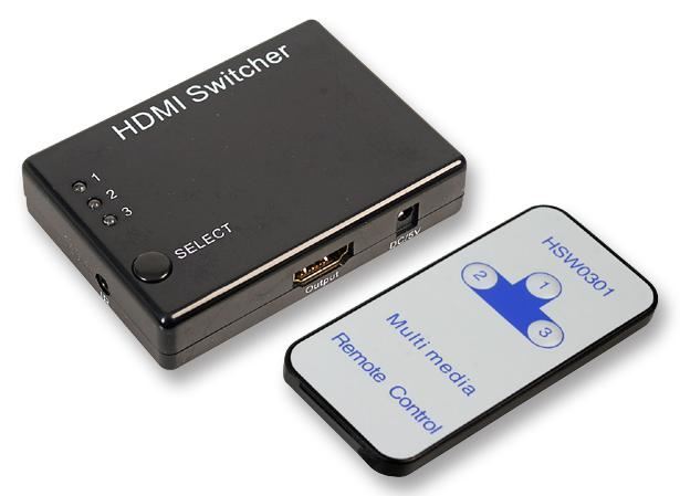 3 to 1 HDMI Auto Switch with Remote