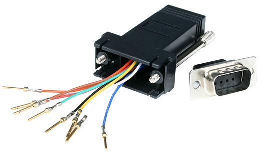 DB9 to RJ45 Modular Adaptor