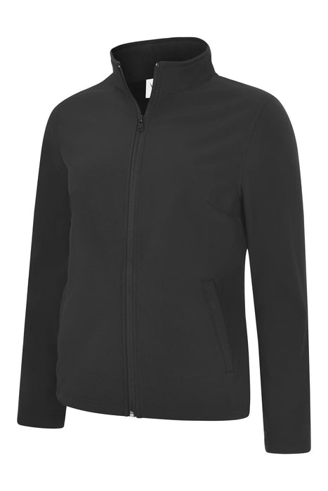 Unisex Ladies Classic Full Zip Soft Shell Jacket - Hanger Loop