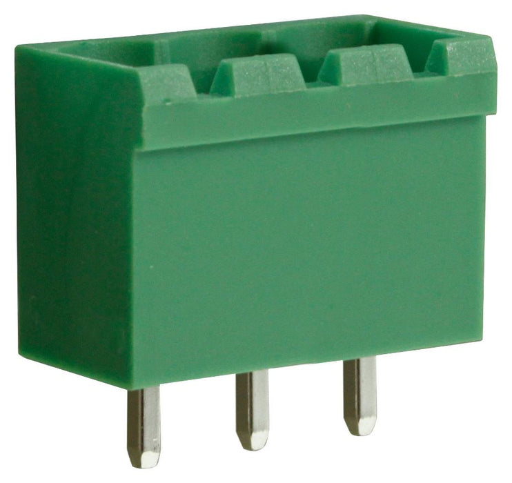 5mm Vertical Pluggable Terminal Block Header, 3-Pole, 15A
