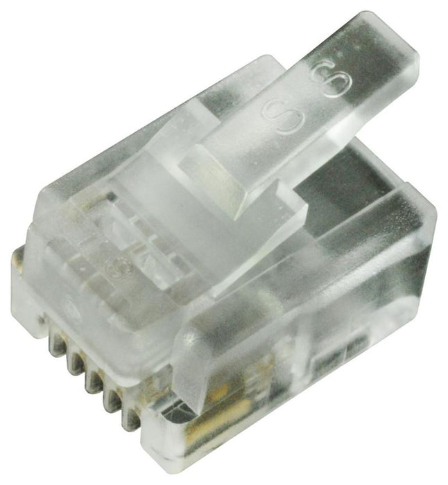 Plug 6P6C Unshielded 10 Pack