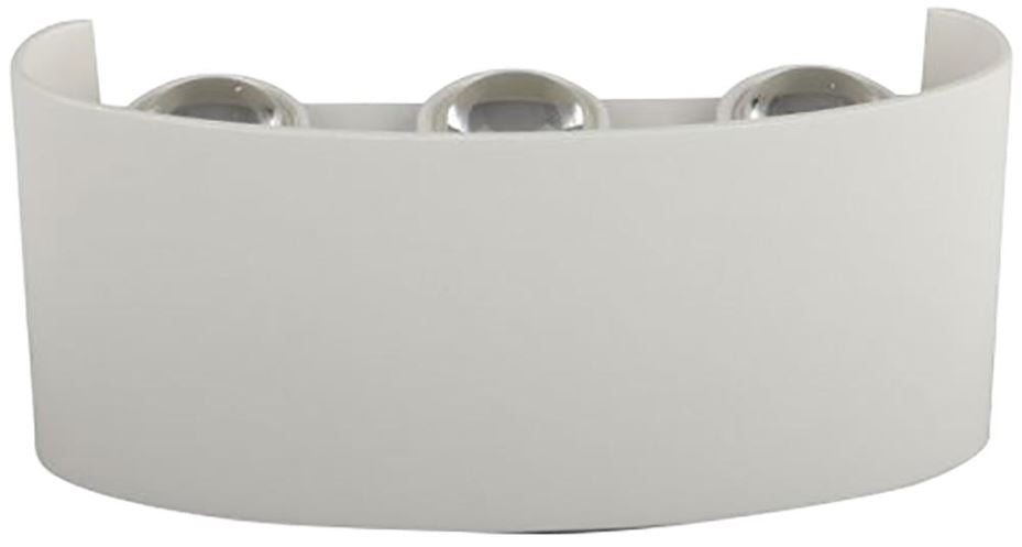 6W Up/Down LED Wall Light, IP54, 4000K, 540lm, Sand White