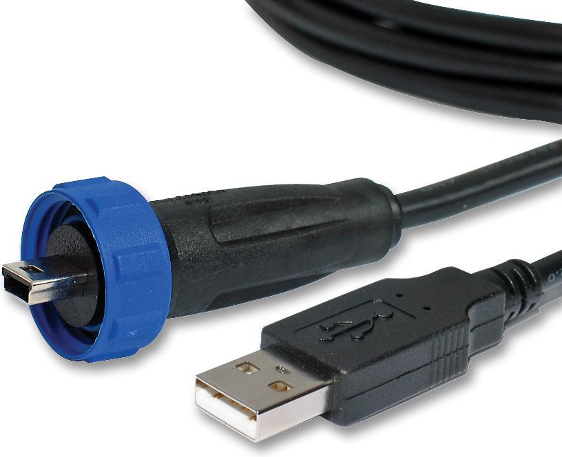 Lead, Standard USB A to Mini USB B, 2m