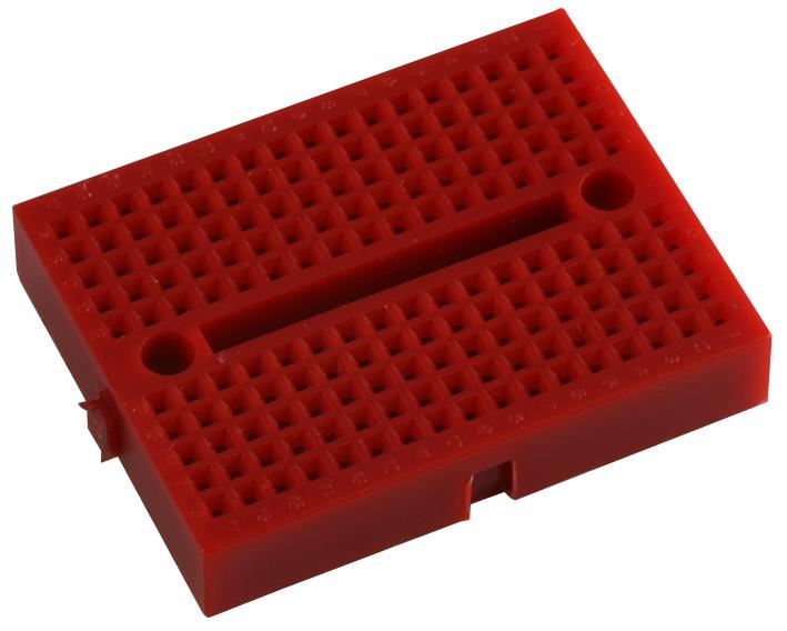 Mini Breadboard, Red 170 Contact