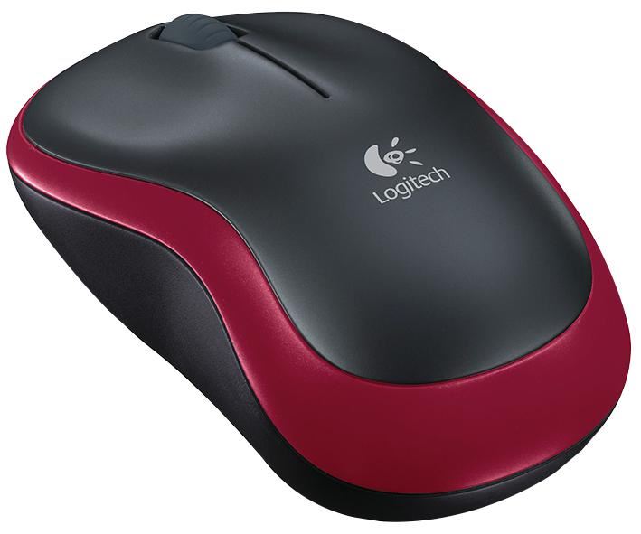 M185 Wireless Optical Mouse Black/Red