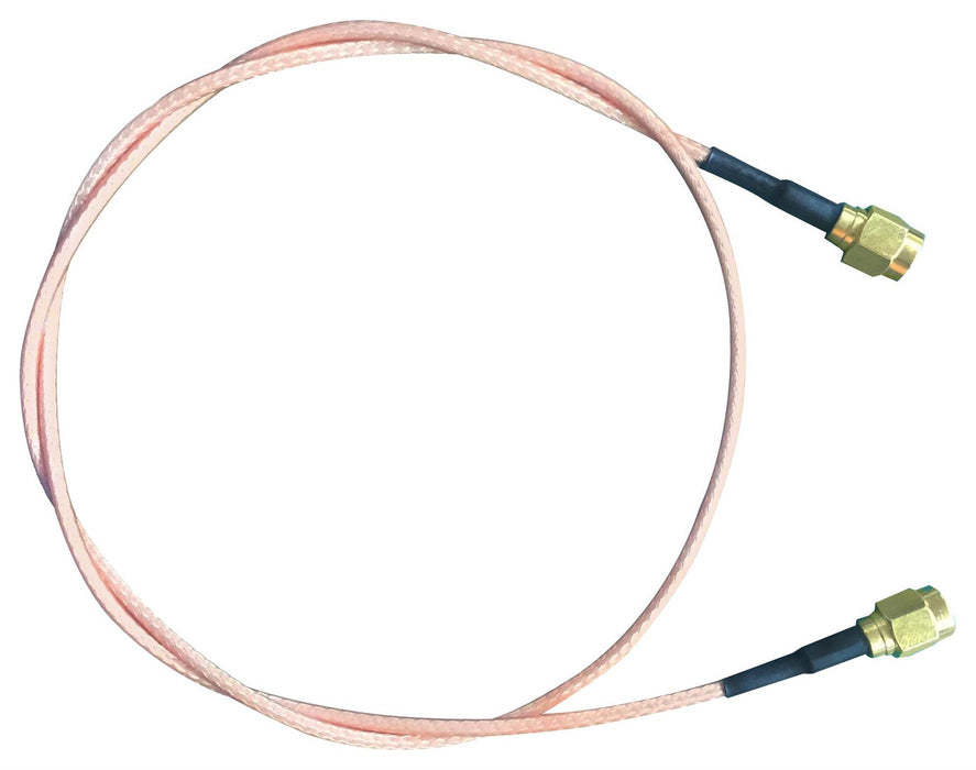 RF Cable Assembly SMA to SMA Plug RG316 50ohm 610mm Transparent