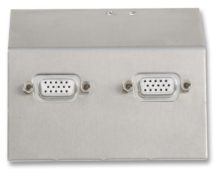 Angled Plate with 2x VGA Sockets — StampyTools