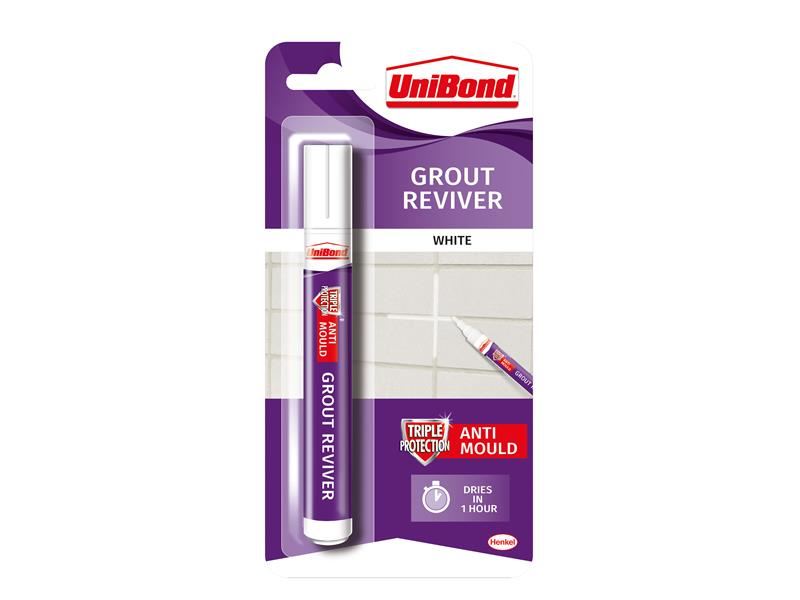 UniBond - White Grout Reviver Pen 7ml