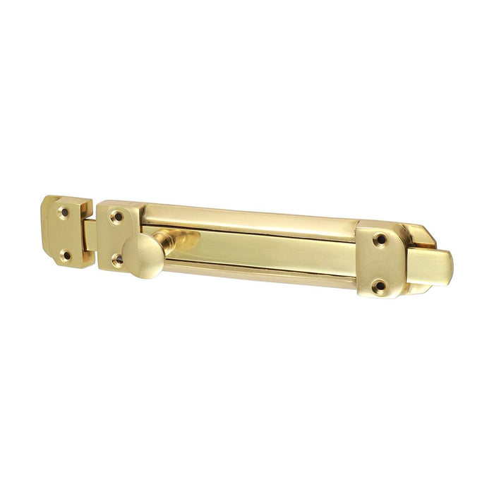 Contract Flat Section Bolt - Polished Brass (Size 210 x 35mm - 1 Each)