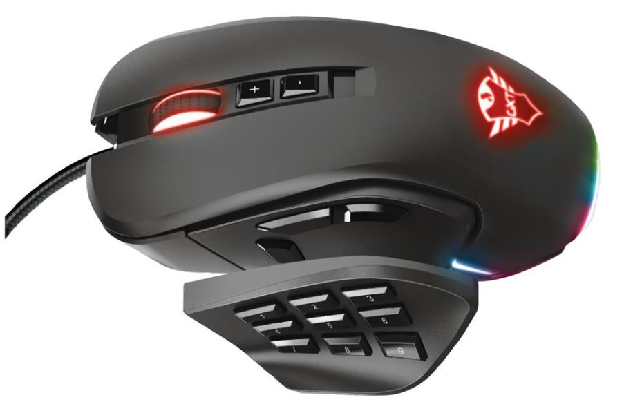 GXT 970 Morfix Customisable RGB Gaming Mouse, Black