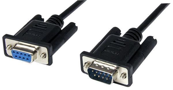 STARTECH - 2m 9 Way Male to Female Serial Null Modem Cable