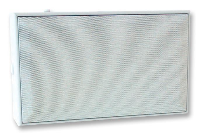 100V Wall Cabinet Speaker, 6W RMS White