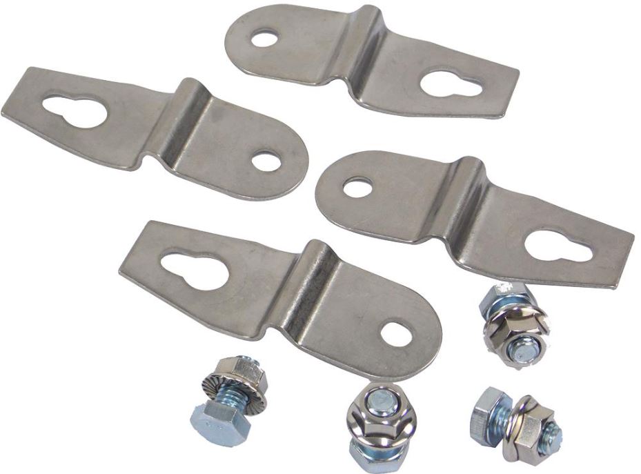 Wall Mount Brackets for SSTB Series IP65 Stainless Steel Enclosure - Pack of 4