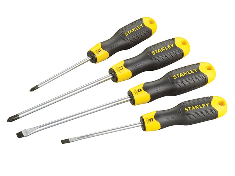 Cushion Grip Screwdriver Set, 4 Piece