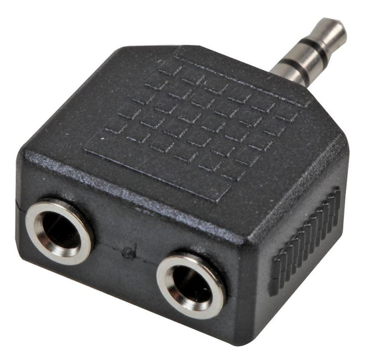 Headphone Jack Splitter, 3.5mm Jack Adaptor, 2x Stereo to Stereo,