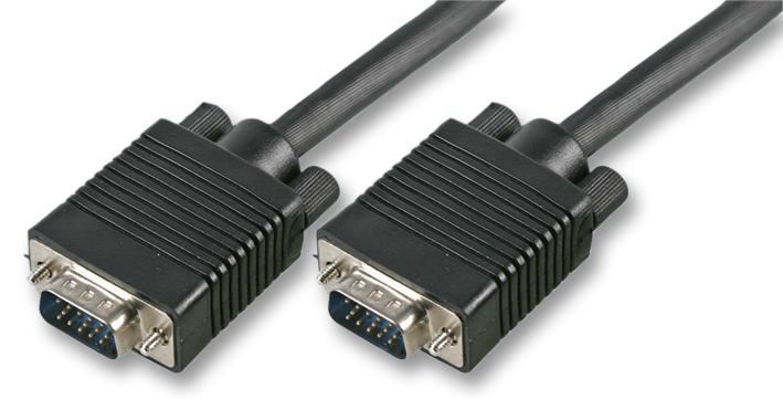 10m Black Plug to Plug SVGA Lead