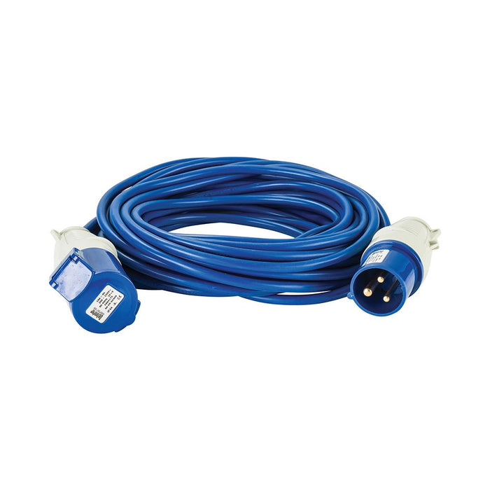 Extension Lead Blue 1.5mm2 16A 14m - 230V