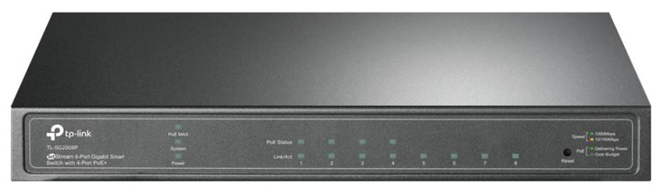 JetStream 8 Port Gigabit Smart Switch with PoE