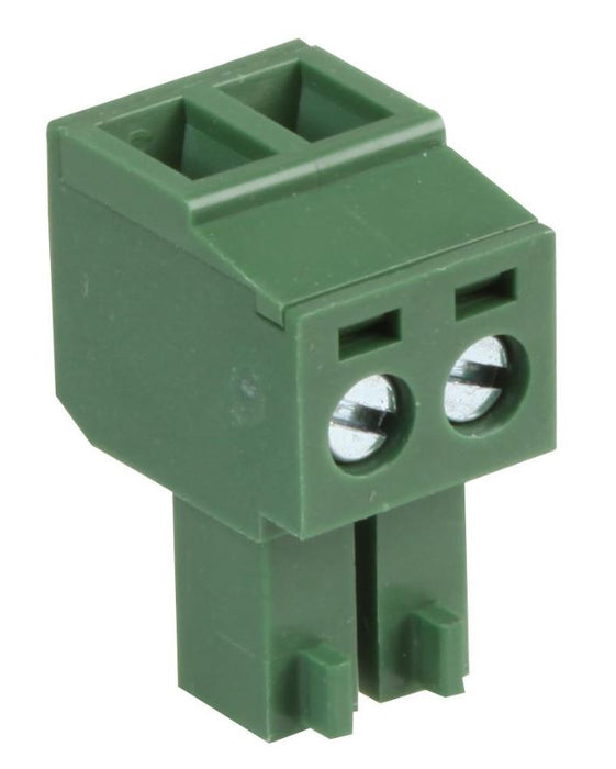 3.81mm Pluggable Terminal Block, Plug, 2 Way, 26AWG to 16AWG, 10 A