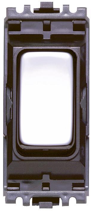 10A SP 2 Way Switch Module, Polished Chrome / Black — StampyTools