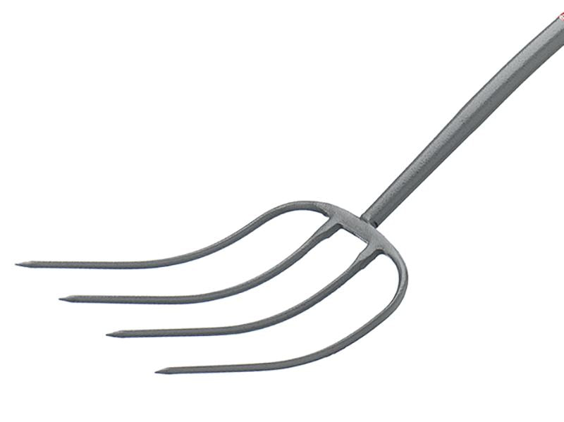 All-Metal 4-Prong Manure Fork T-Handle