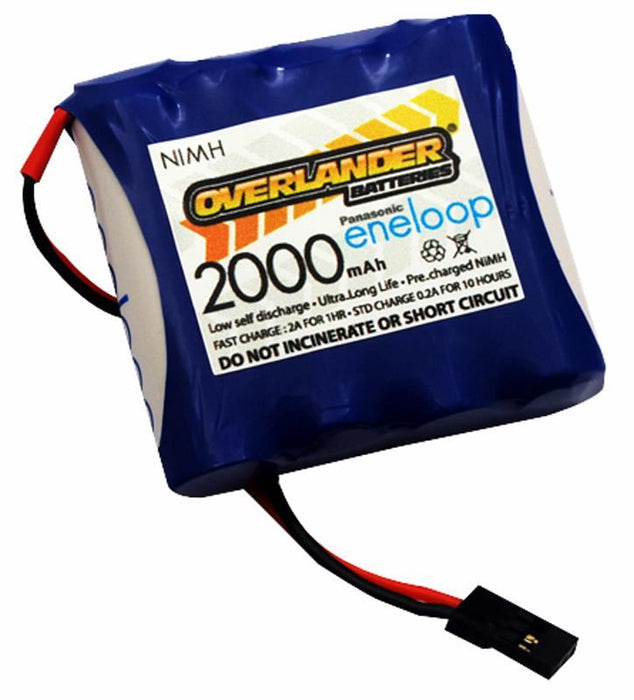 Eneloop AA Flat 4.8V 2000mAh NiMH RC Battery Pack