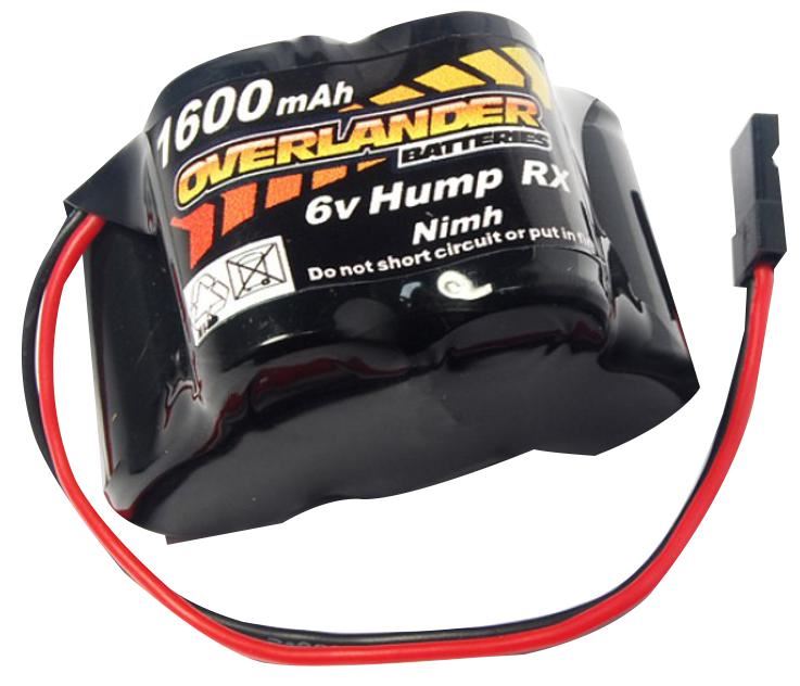 2/3 AF 1600mAh 6V RX Hump NiMH Battery Pack