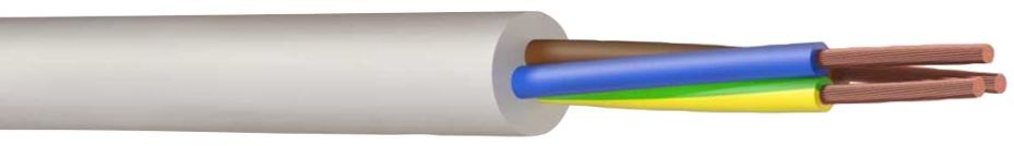2183Y 3 Core Mains Cable, 0.50mm, 3A
