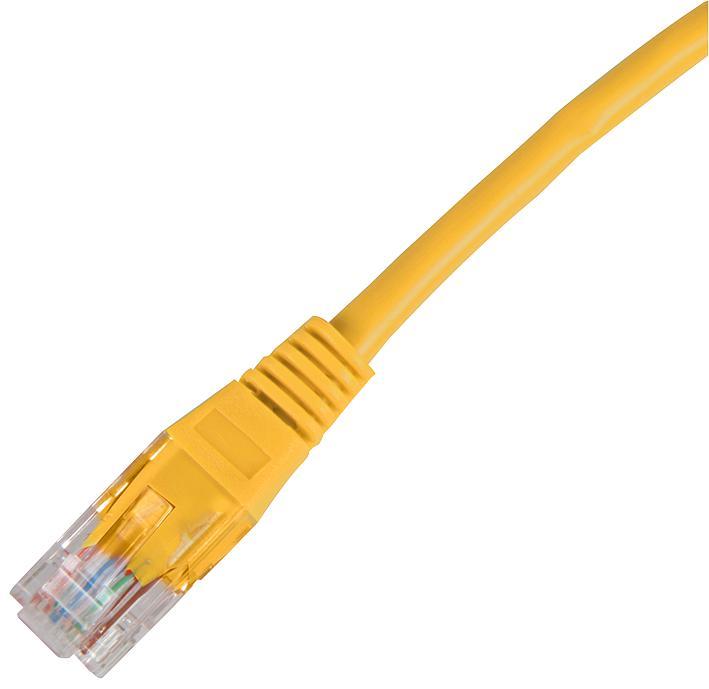 1m Yellow Cat6 UTP Ethernet Patch Lead