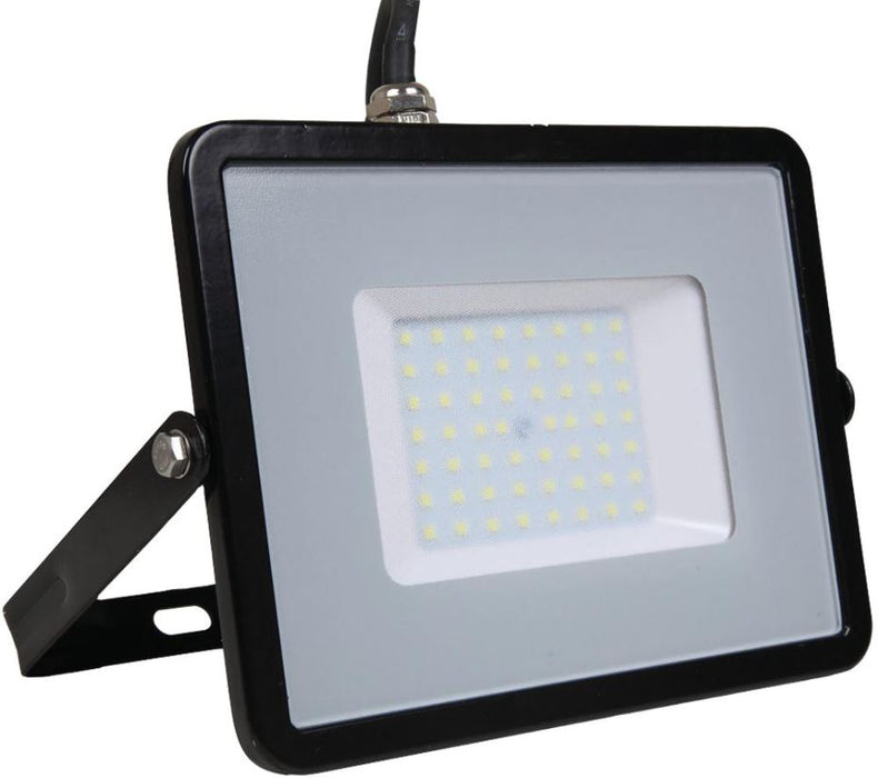 50W LED Floodlight, Black, 6400K, 4000lm, IP65