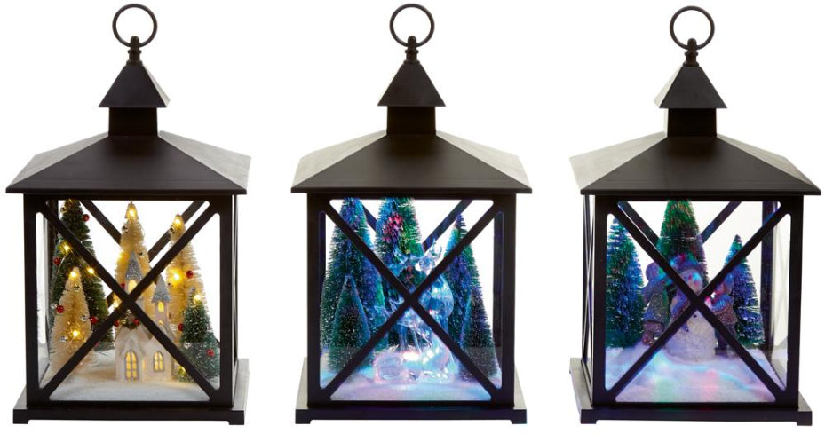 Premier - 33cm Christmas Gazebo Lantern