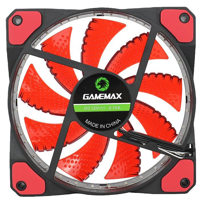 Galeforce Red LED PC Case Fan, 120mm