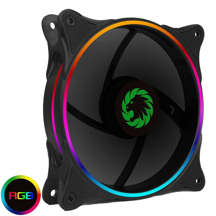 Mirage Dual Ring 12cm Rainbow RGB LED Cooling Fan