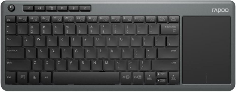 K2600 2.4GHz Wireless Multimedia Keyboard Grey UK Layout