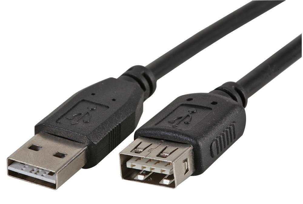 Reversible USB 2.0 A Lead Male to Female