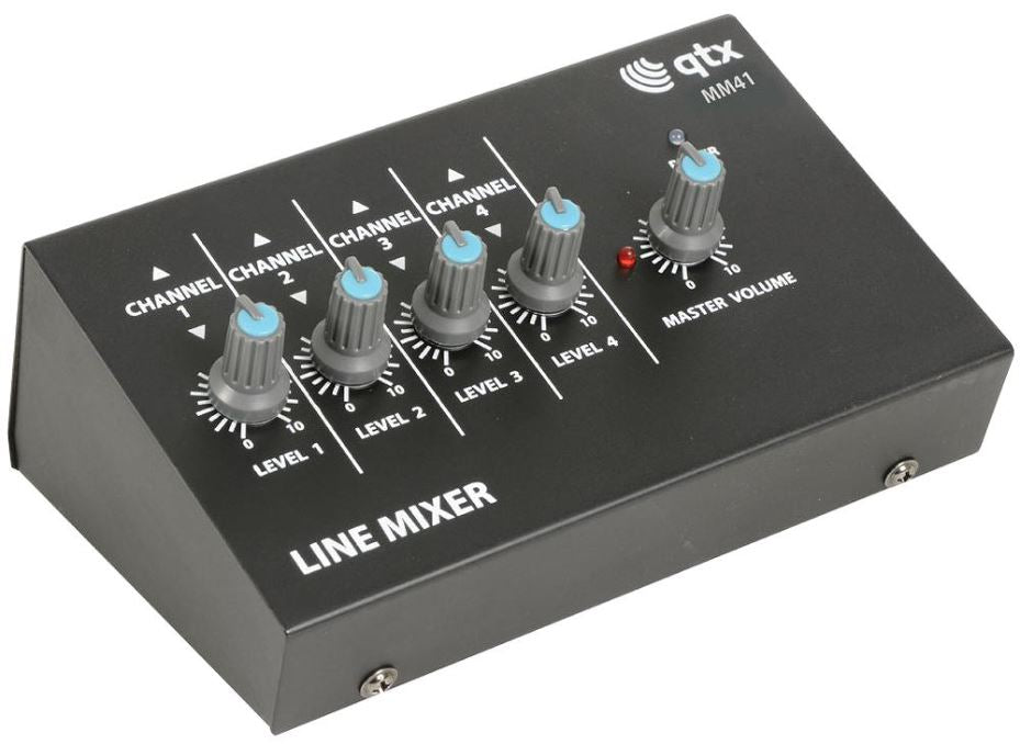4 Channel Compact Microphone Mixer