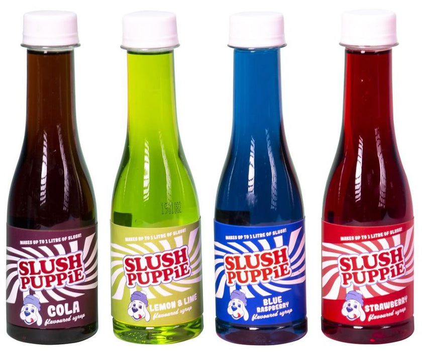 Slush Puppie Syrup Selection Pack, 4 Flavours