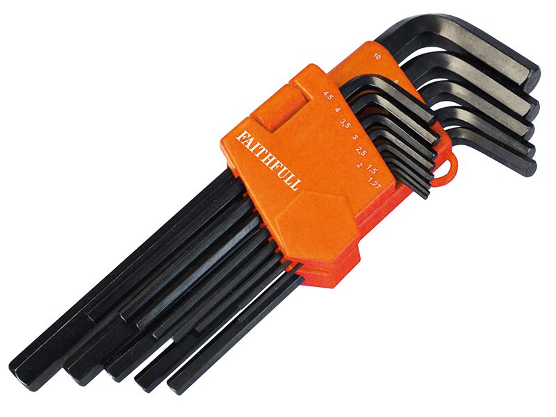 Metric Long Arm Hex Key Set, 13 Piece