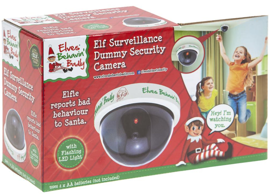 Dummy Christmas Elf Surveillance Camera