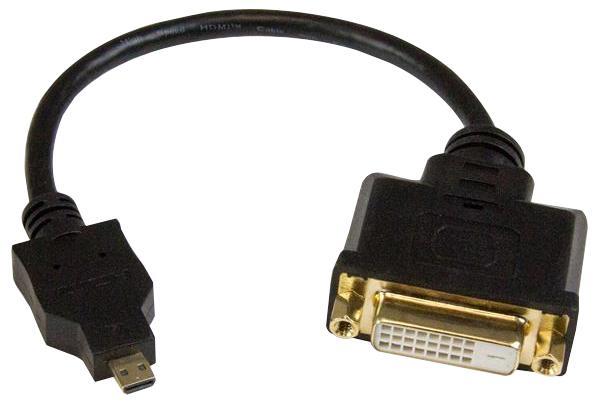 Micro HDMI Male to DVI-D Female Adaptor