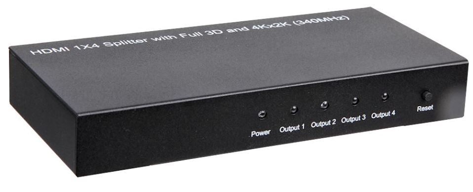 4 Way 4K UHD HDMI Splitter, 4Kx2K