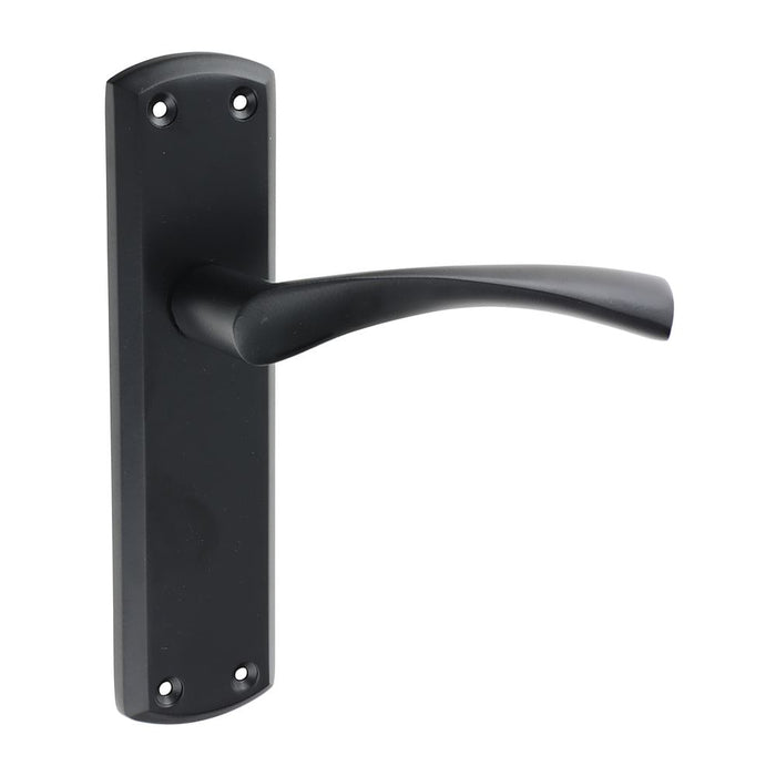 Zeta Latch Handles - Matt Black (Size 175 x 45 - 2 Pieces)
