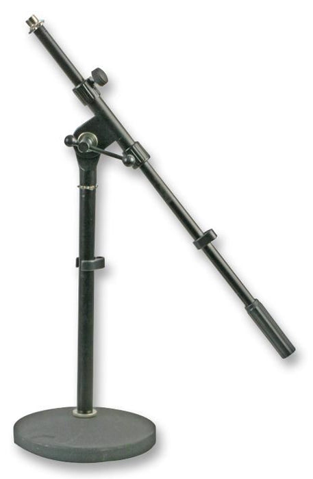 Short Round Base Microphone Stand with Boom