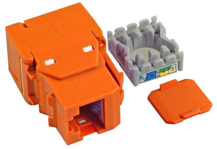Cat6 Tool-less Keystone Socket