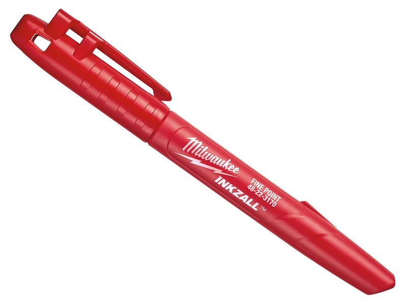 INKZALL™ Fine Tip Marker Red