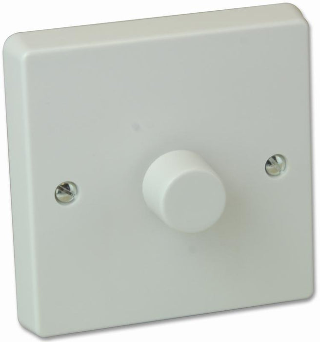 1 Gang 2 Way 400W Dimmer Switch, White