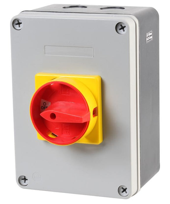 Boxed Isolator, 3P+N, IP65, 80A