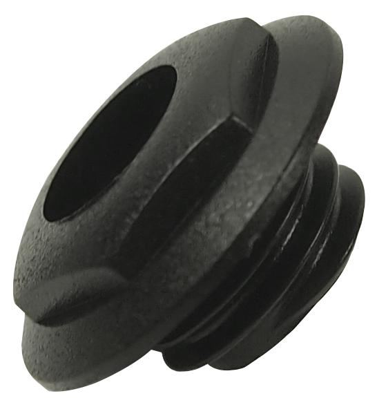 Nut, External Thread, Black, 10 Pack — StampyTools